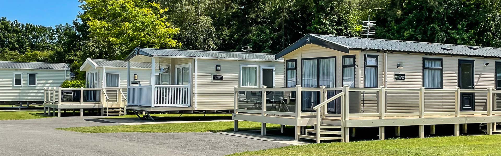 Static Caravan Hire, Treborth Camping site Bangor, North Wales